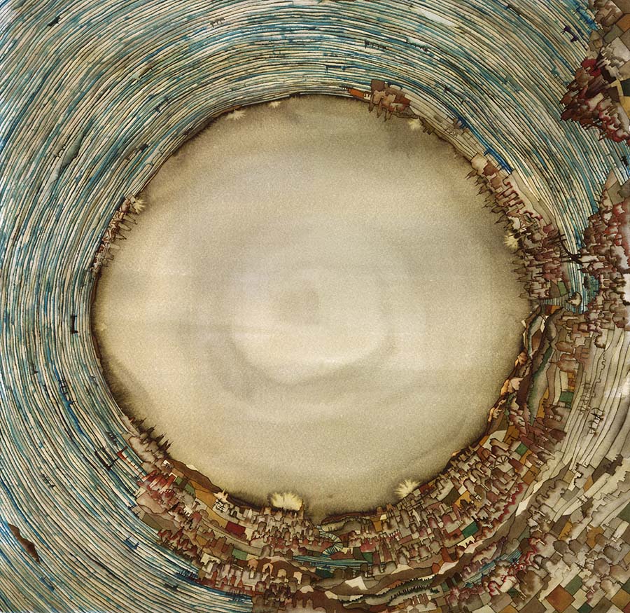 delik, 50X50, watercolor, 2015 delik