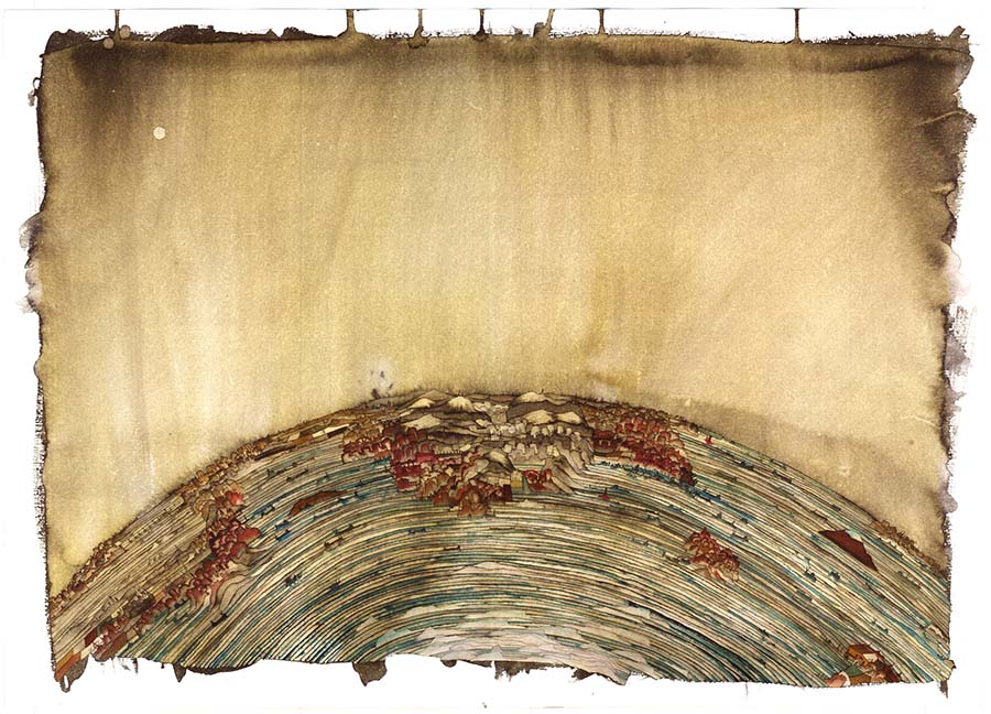 OnEarth, 70X50, watercolor, 2014 OnEarth