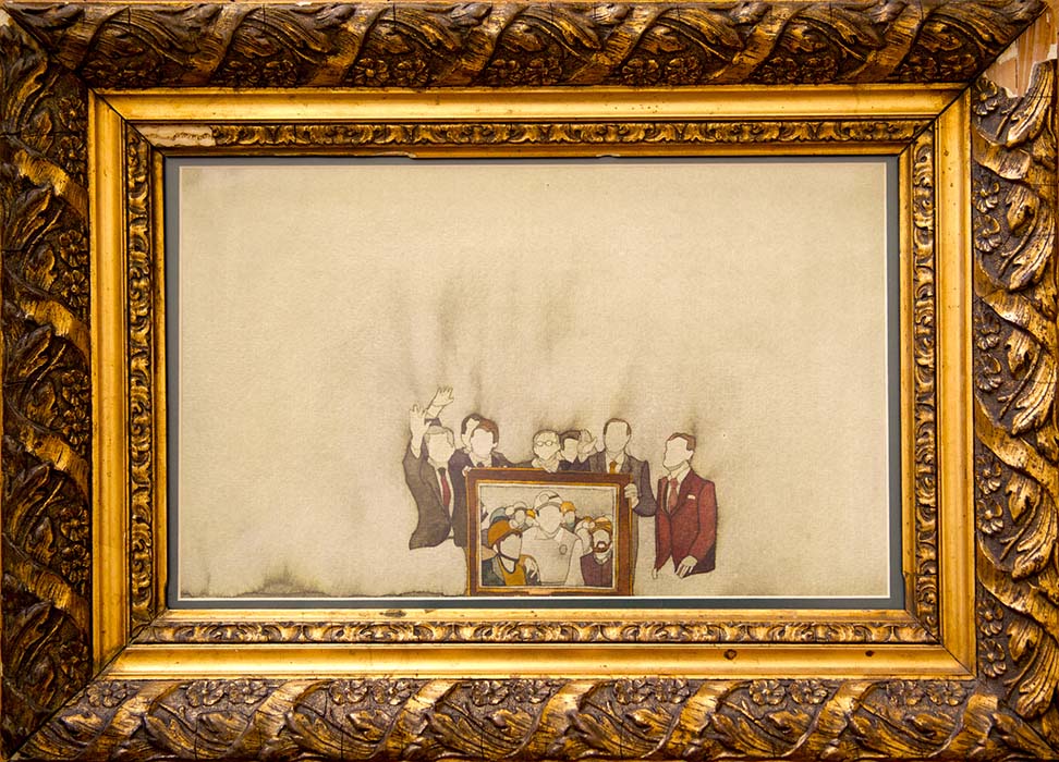 PresentForPresident, 50X35, watercolor, 2015 PresentForPresident