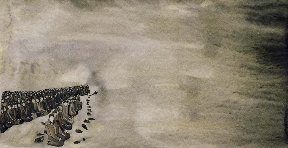 aPrayerForWhat, 45X25, watercolor, 2012 aPrayerForWhat