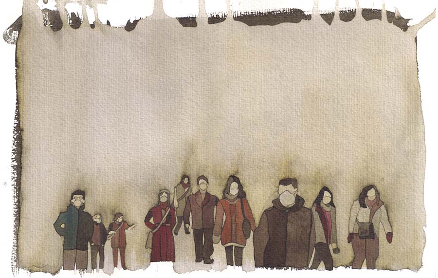 hava, 50X35, watercolor, 2015 hava