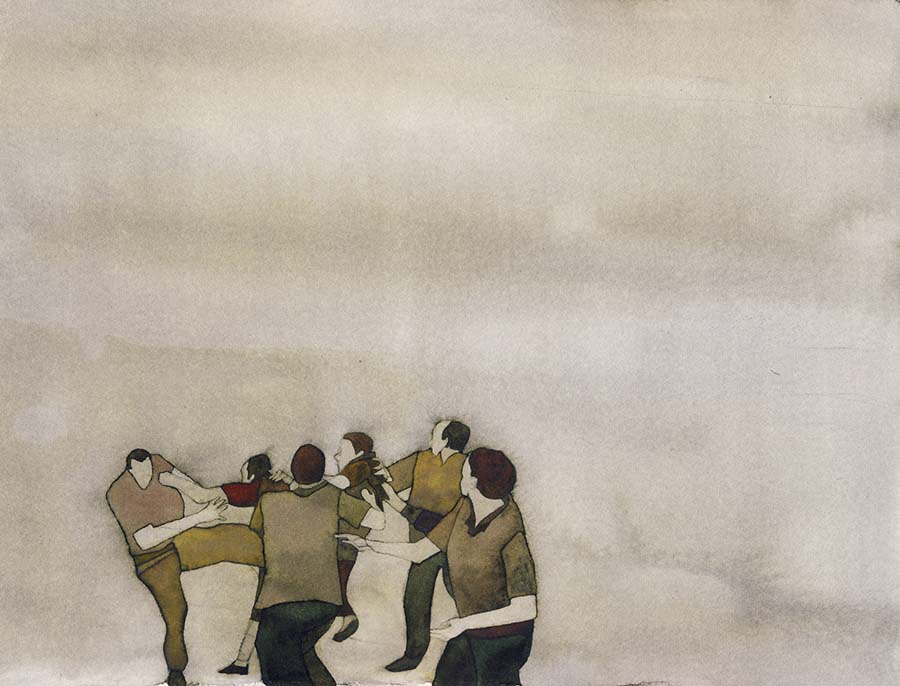 kavgaDövüş, 30X20, watercolor, 2012 kavgaDövüş