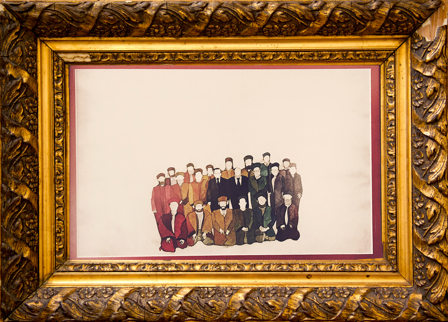 Carnival of Cardinals 50 X 35, watercolor, 2017 Carnival of Cardinals